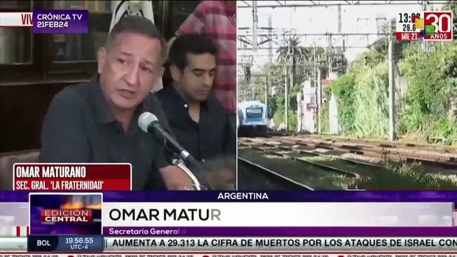 Trabajadores ferroviarios argentinos exigen mejoras laborales