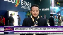 Serguéi Lavrov arribó a Brasil para participar en la reunión de cancilleres del G20