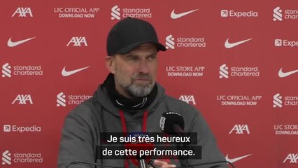 Liverpool - Klopp : “La deuxième mi-temps a été un véritable ouragan”