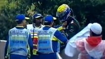 GP Brasil F1 Interlagos 2003 - acidente de Webber e Alonso (Rede Globo)
