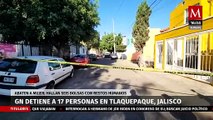 Operativo de la GN deja a una mujer sin vida y 17 personas arrestadas en Tlaquepaque, Jalisco