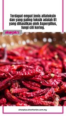 Jangan kerana nak berjimat nyawa melayang, hati-hatilah. Toksin dalam cili kering ni antara yang paling bahaya