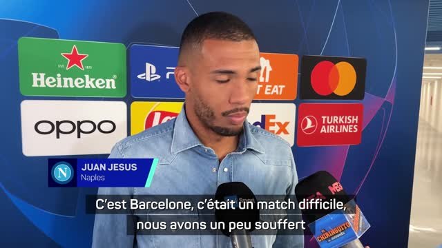 Naples - Juan Jesus réagit au nul obtenu et à l’arrivée de Calzona sur le banc