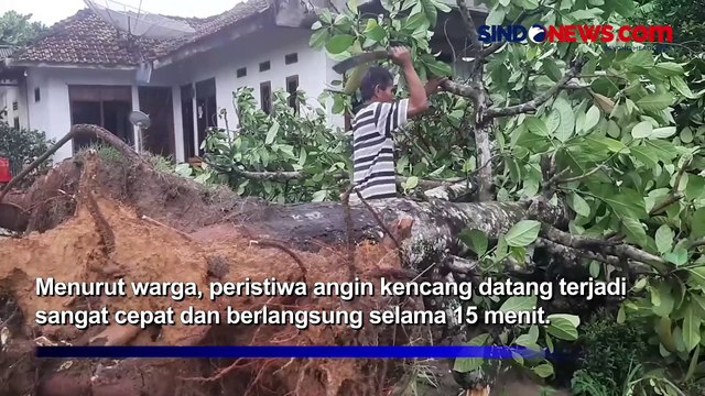 Diterjang Angin Kencang dan Hujan Deras, Puluhan Rumah Alami Kerusakan