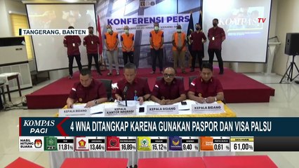 Polisi Tangkap 4 WNA Pakai Paspor dan Visa Palsu, Diduga Terlibat Sindikat Penyelundupan Manusia