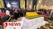 Sarawakians pay tribute to late Taib at state funeral