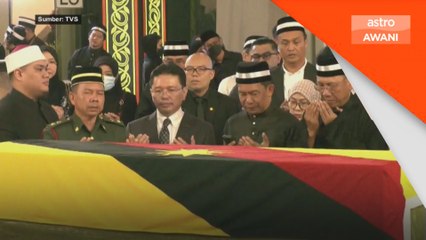 Suasana pilu selubungi istiadat penghormatan negeri Abdul Taib