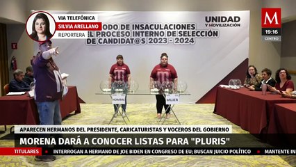 Morenas está listo para revelar sus listas de plurinominales