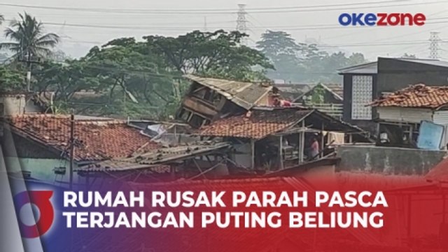 Ratusan Rumah Rusak Parah Pasca Terjangan Angin Puting Beliung di Rancaekek Bandung