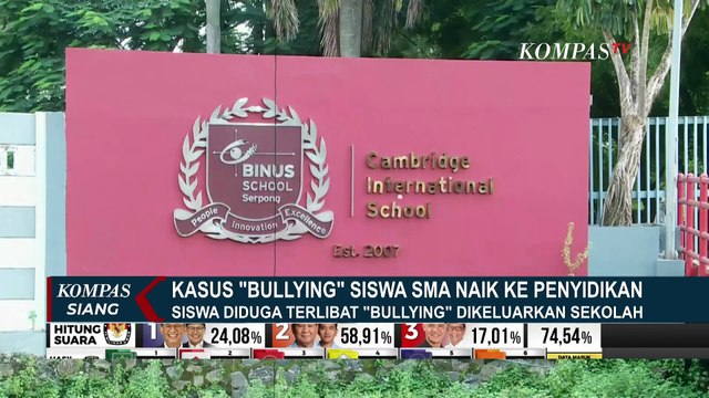 Kasus Bullying Siswa SMA Binus Serpong Naik ke Penyidikan