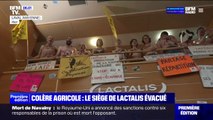 Colère des agriculteurs: les 200 manifestants qui occupaient le siège de Lactalis à Laval délogés par la police