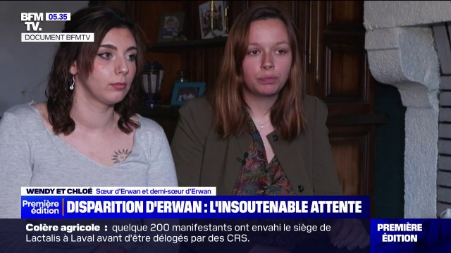 Tu nous manques : les sœurs d'Erwan, disparu depuis 12 jours dans les Deux-Sèvres, témoignent sur BFMTV