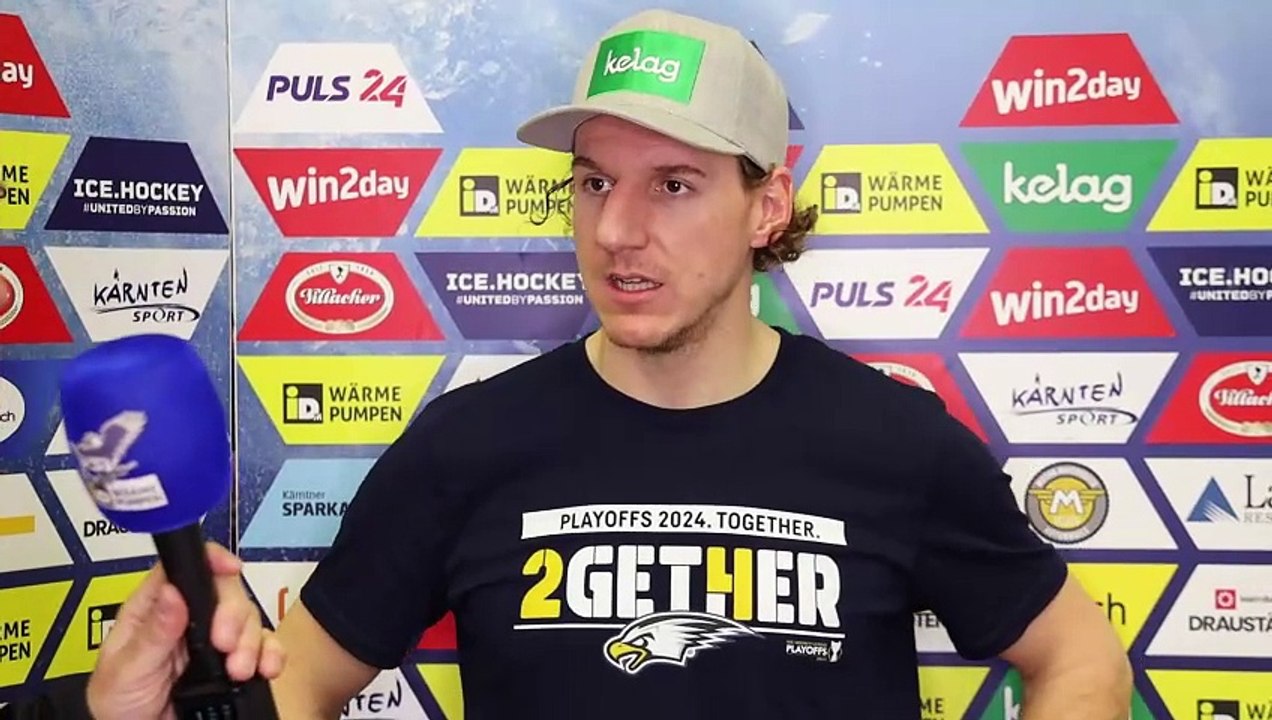 Philipp Lindner (VSV) nach dem Sieg über Innsbruck