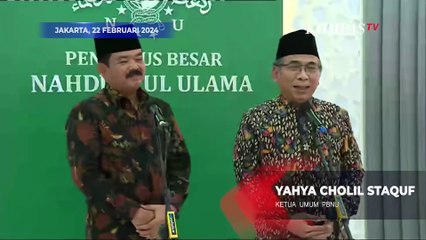 Canda Ketum PBNU ke Menko Polhukam Hadi Tjahjanto saat Bertemu