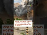 Incêndio de grandes proporções atinge fábrica da Cacau Show no Espírito Santo