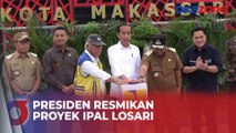 Presiden Joko Widodo Resmikan Proyek IPAL Losari di Sulawesi Selatan