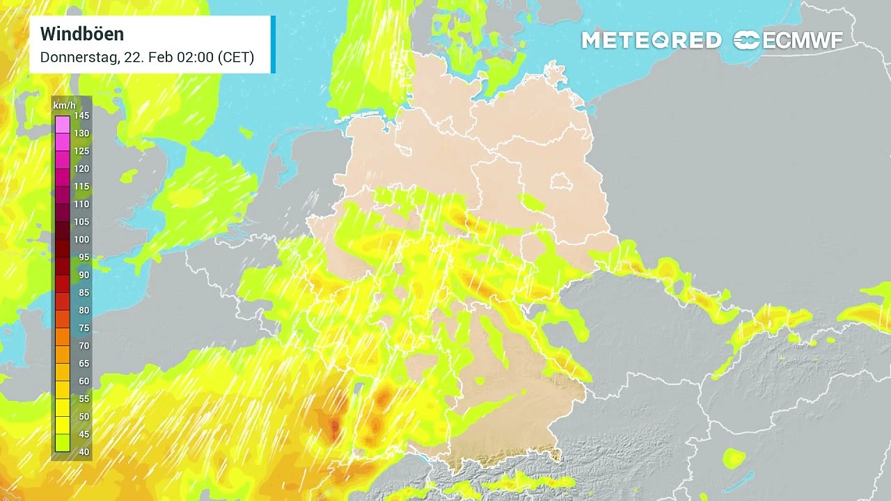 Achtung schwerer Sturm! Heute zieht Orkantief Wencke an Deutschland vorbei!