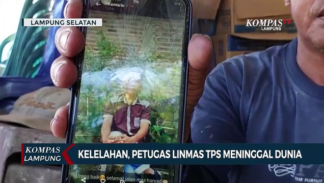 Kelelahan, Petugas Linmas TPS Meninggal Dunia