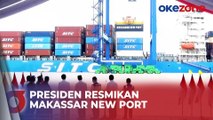 Presiden Joko Widodo Resmikan PSN Makassar New Port