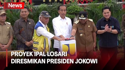Presiden Jokowi Resmikan Proyek IPAL Losari Senilai Rp1,2 Triliun