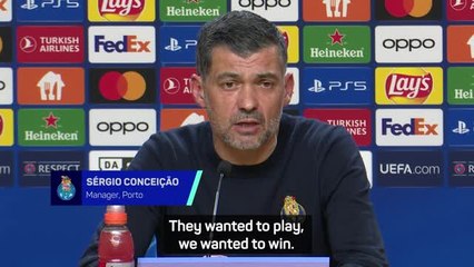 Download Video: Conceicao hits back at Arteta after Champions League win