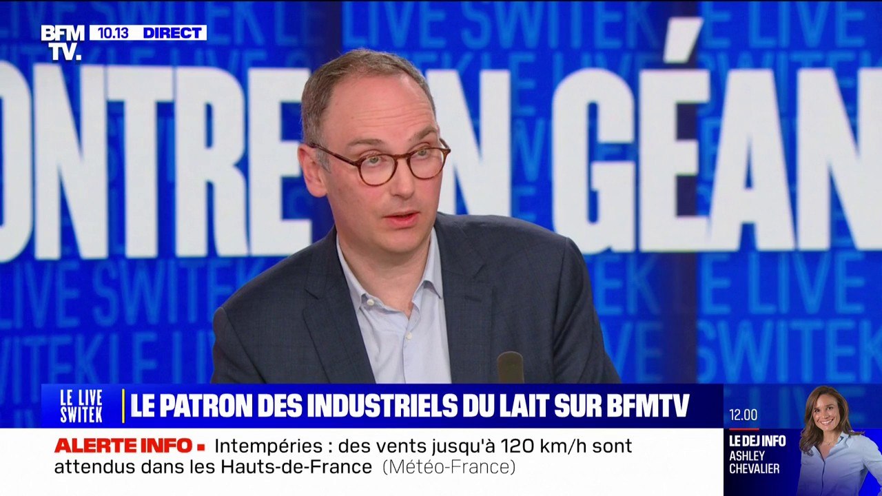 Lactalis: "Dire que ces entreprises-là font énormément de bénéfices sur le dos des agriculteurs, je ne peux pas laisser dire ça" affirme François-Xavier Huard (PDG de la filière laitière)