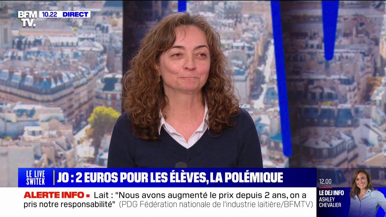 Livret pédagogique sur les JO: "C'est un objet de communication qui coûte cher" estime Guislaine David (porte-parole syndicat enseignants)