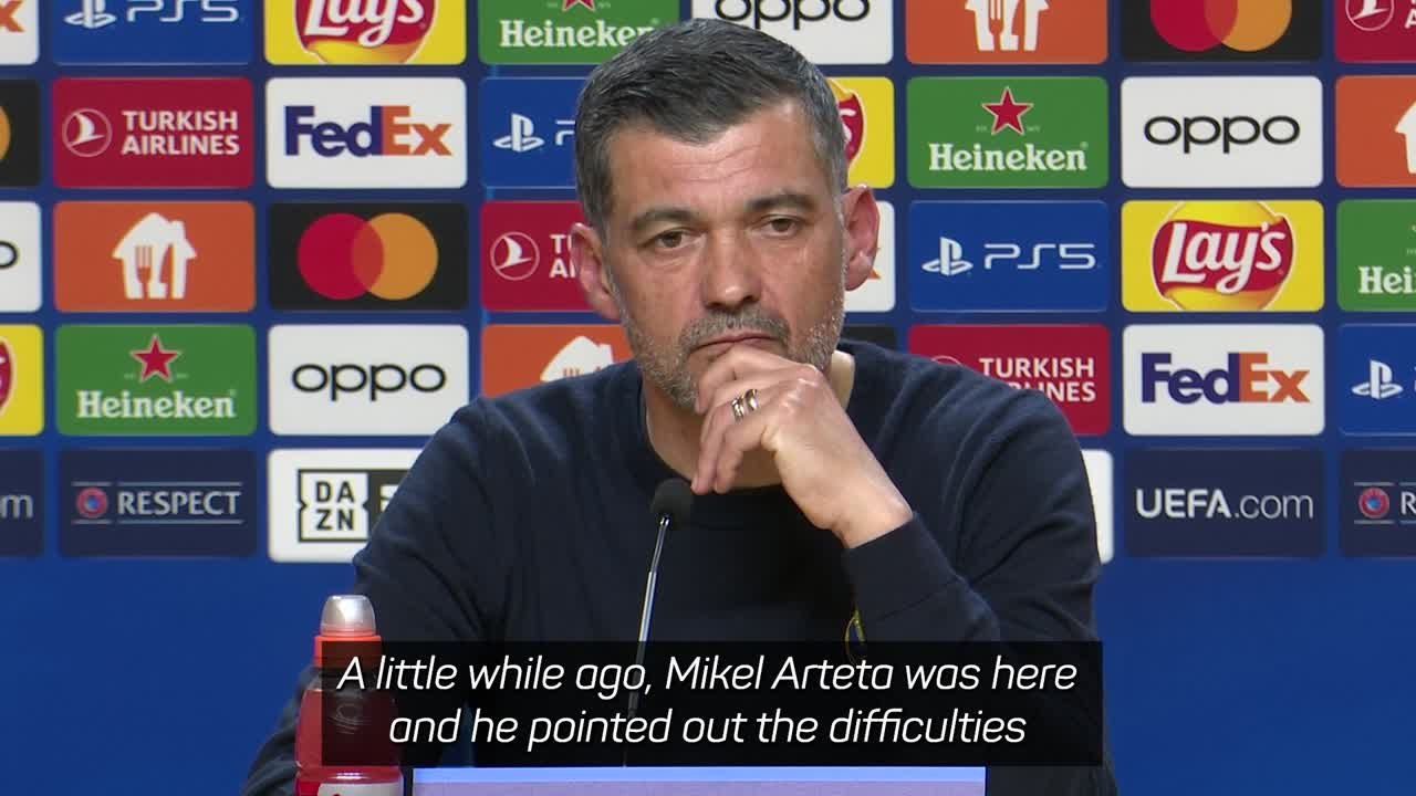 “We were the most dangerous team” -Conceicao responds to Arteta comment