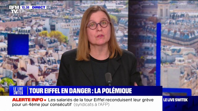 Tour Eiffel en mauvais état: Le fait que l'État ne mette pas d'investissement sur ces questions de santé publiques est un problème affirme Anne Souyris (sénatrice EELV)