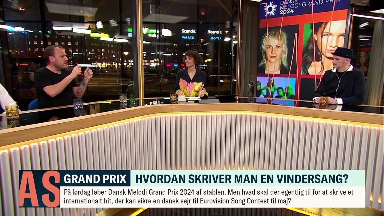 TEMA - Dansk Melodi Grand Prix med Marcus Winther John og Lars "Chief 1" Pedersen | Aftenshowet - 14 Februar 2024 | DRTV