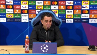 Barcelona's Xavi on their 1-1 UCL last 16 first leg draw with Napoli