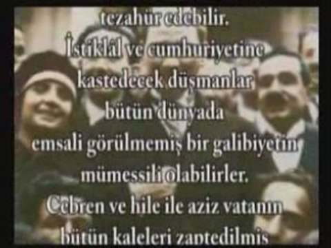 atatürk gençliğe hitabe rutkay aziz seslendirmesiyle