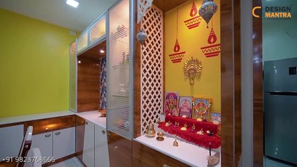 Simple and Beautiful  3 BHK Full Interior Design - Mahindra Antheia Pune