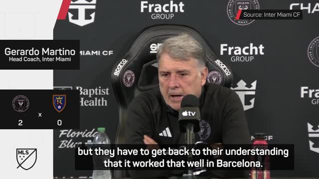 Martino delighted with Messi and Suarez partnership in win