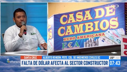 Falta de dólar afecta al sector constructor