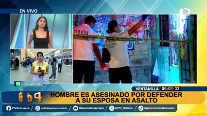 Asesinan a hombre que intentó defender a su esposa de un robo en Chosica