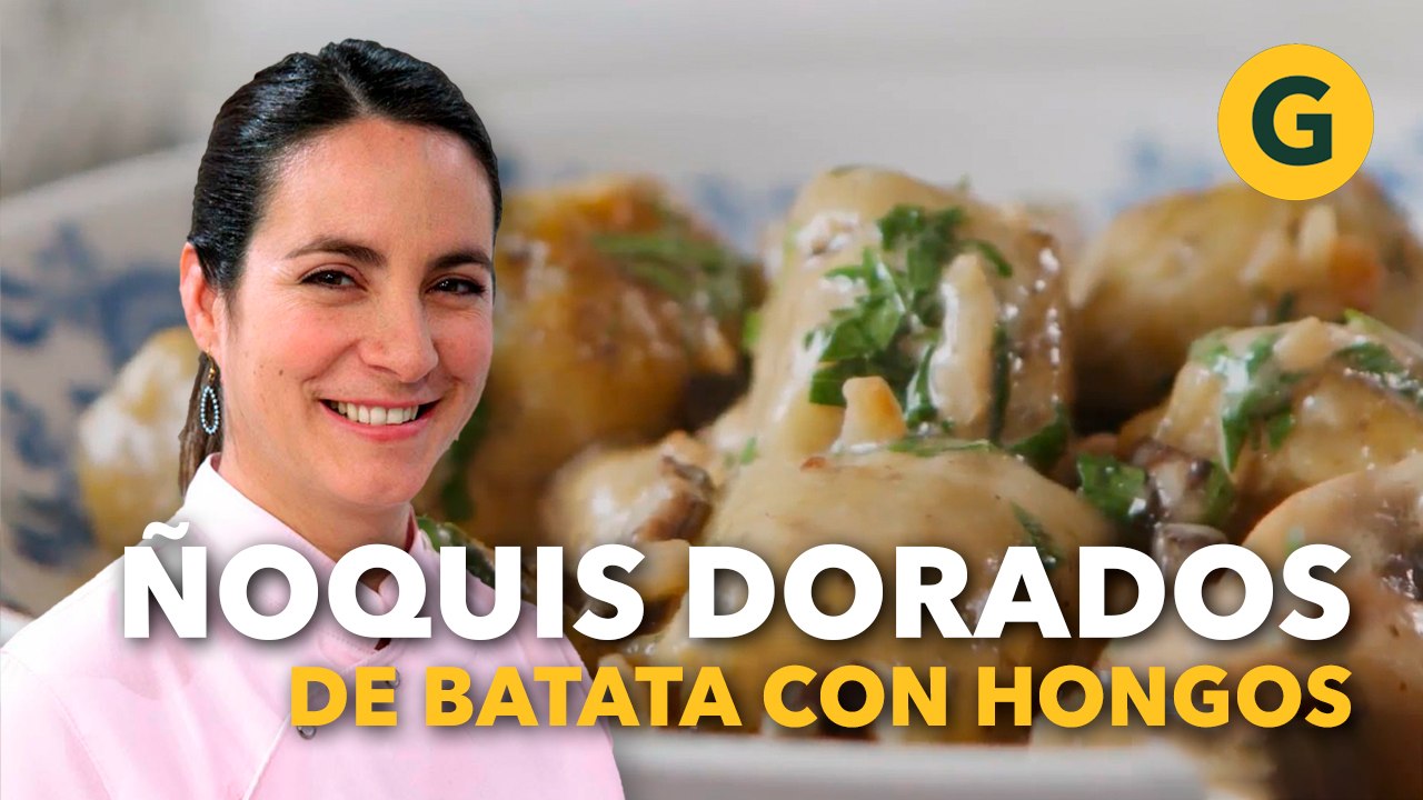 ÑOQUIS DORADOS de BATATA con HONGOS por Juliana y Máximo | El Gourmet