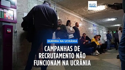 Campanhas de recrutamento não funcionam na Ucrânia