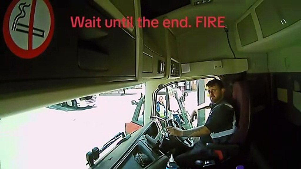 Driver's vape battery explodes video Dailymotion