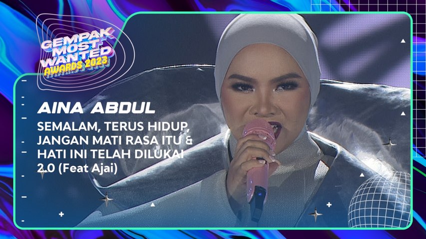 AINA ABDUL - SEMALAM/ TERUS HIDUP/ JANGAN MATI RASA ITU & HATI INI