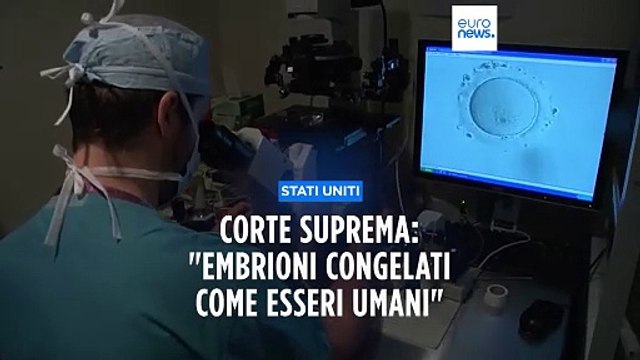 Stati Uniti, Corte Suprema dell'Alabama: Embrioni congelati sono esseri umani