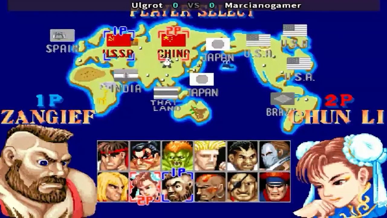 Street Fighter II'_ Champion Edition - Ulgrot vs Marcianogamer