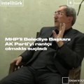 MHP'li Karabük Belediye Başkanı Rafet Vergili - herhangi bir yerde rant varsa onu peşkeş çekmekle başlar