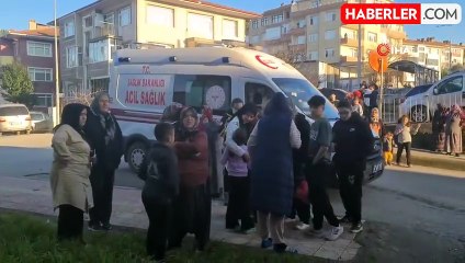 Скачать видео: Merdiven boşluğunda çıkan yangın korkuttu