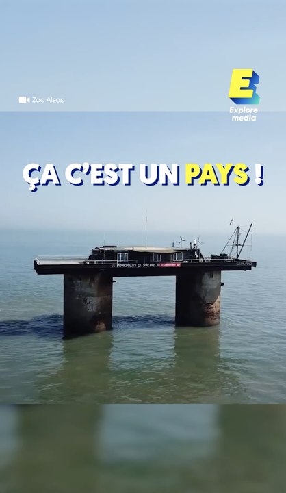 Oui, cette plateforme est un pays ! Voici Sealand !