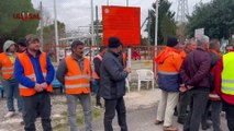 Karayolları işçileri greve gitti! Antalya'da emekçiler taşeron sistemine direniyor