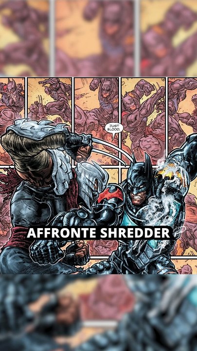 batman contre shredder !