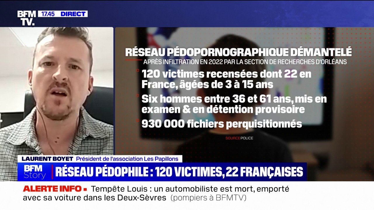 Laurent Boyer (président de l'association "Les Papillons"): "Quand on détient des contenus à caractère pédopornographique, on est très rarement condamné à des peines de prison ferme"