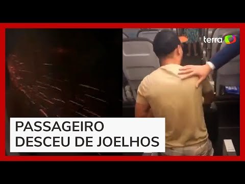 Turbina de avião pega fogo momentos após decolagem em Salvador