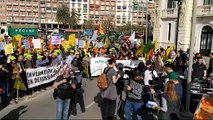 Agricultores y ganaderos se manifiestan en Valencia